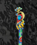 Peacock Cloisonné and Crystal LT