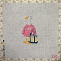Stitched Stirrup Preppy Porch Goose