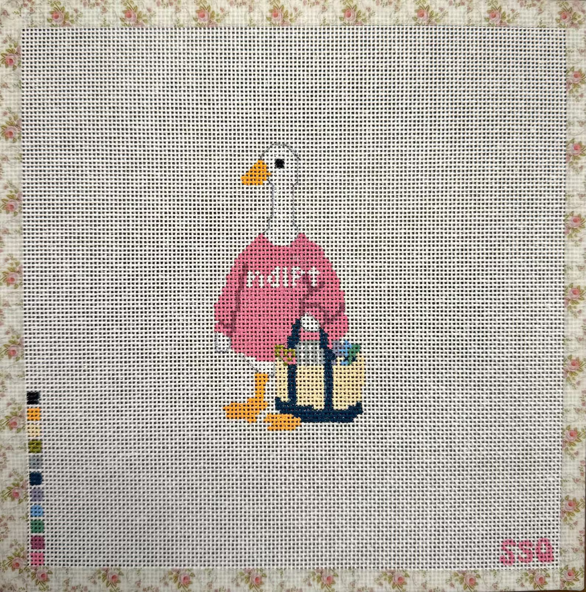 Stitched Stirrup Preppy Porch Goose