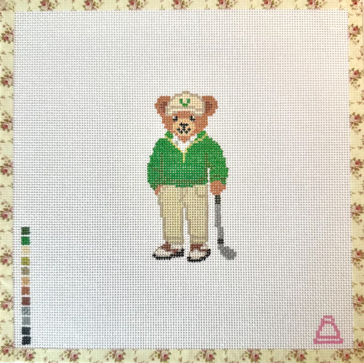 Stitched Stirrup Golf Bear