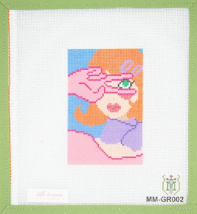 Misty Morrow Peace Sign Girl